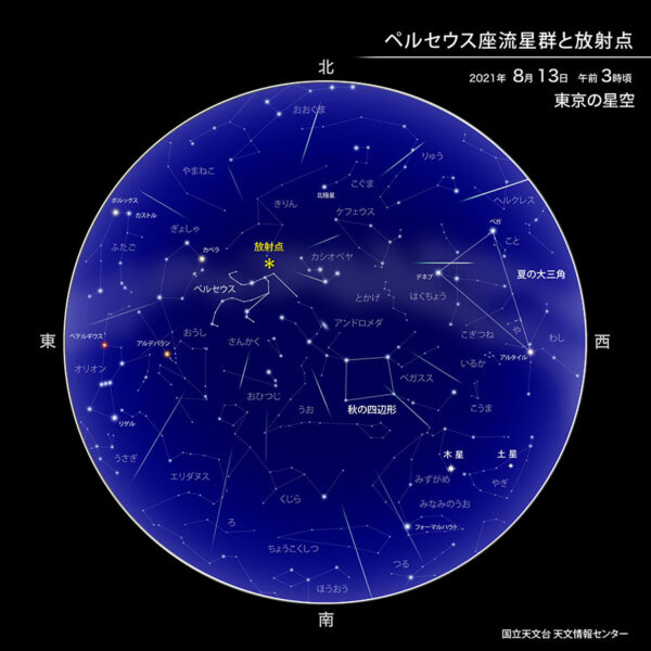 2022年のペルセウス座流星群